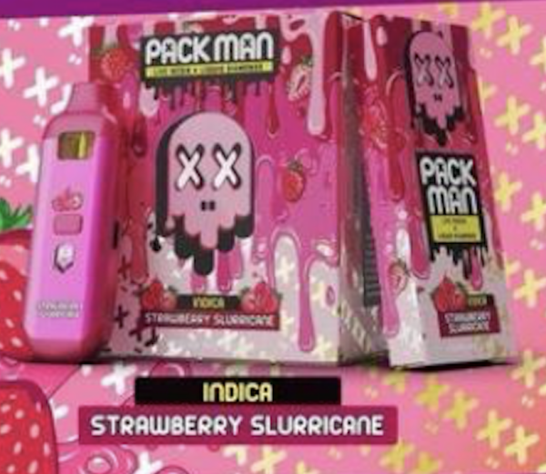 Packman Strawberry Slurricane Disposable